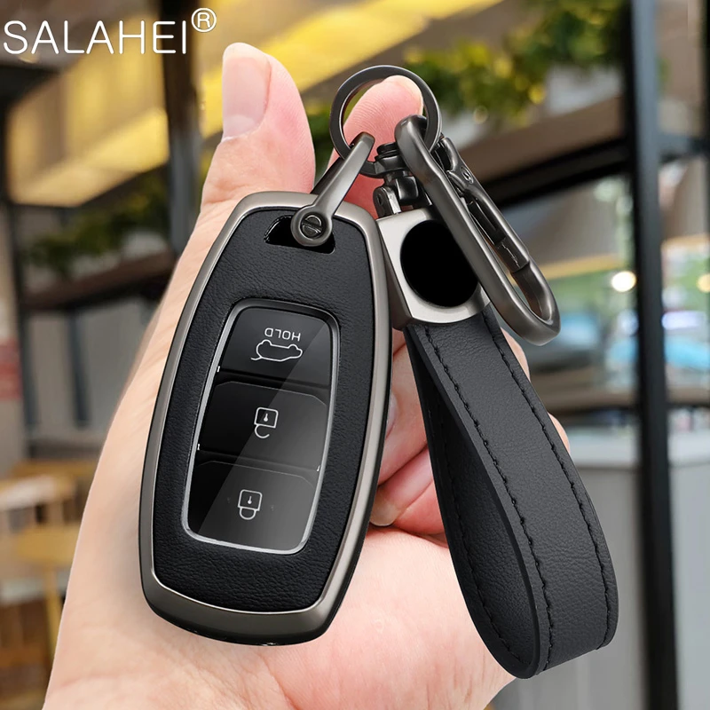 Car Key Fob Case Cover for Hyundai Creta I20 I30 IX35 IX25 Grandeur Accent Solaris Sonata Palisade Kona Elantra Auto Accessories