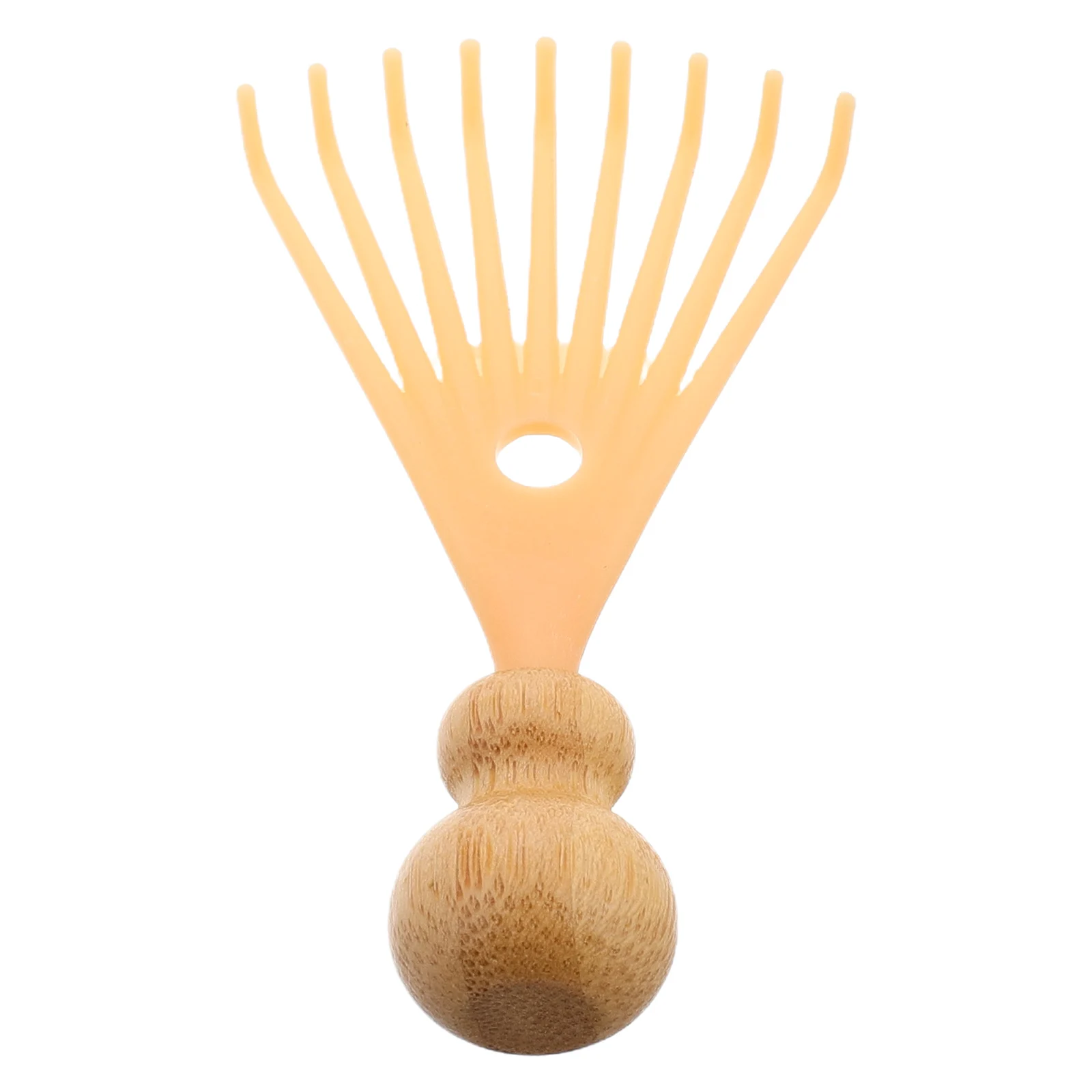 

Mini Head Massager Beige Manual Scalp Relaxation Tool Claw Massage Comb Portable Head Scratcher for Home Travel Scalp Stimulator
