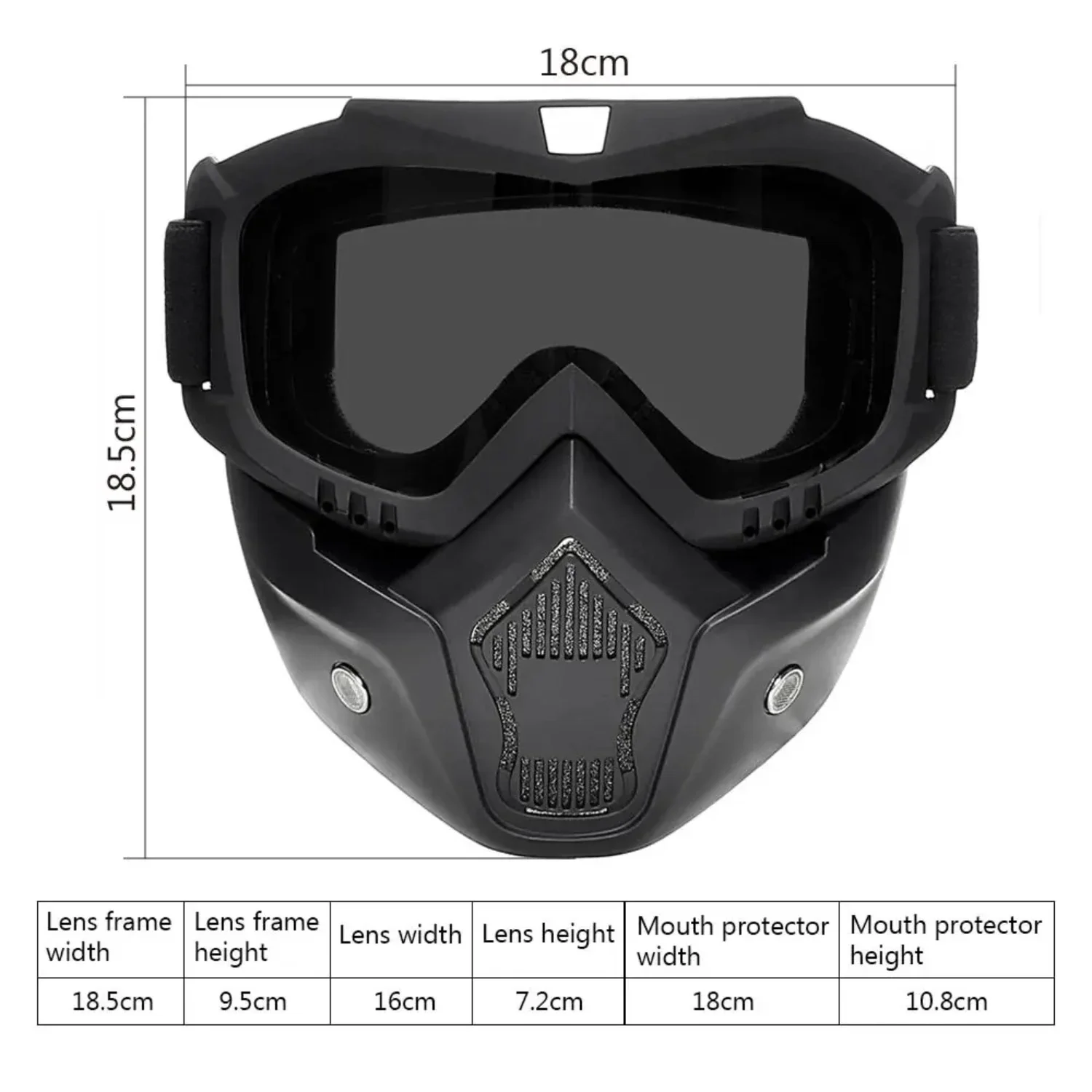 Máscaras de ciclismo facial, confortáveis e à prova de vento, ideais para esqui, equitação, motocross, adição perfeita ao Sk