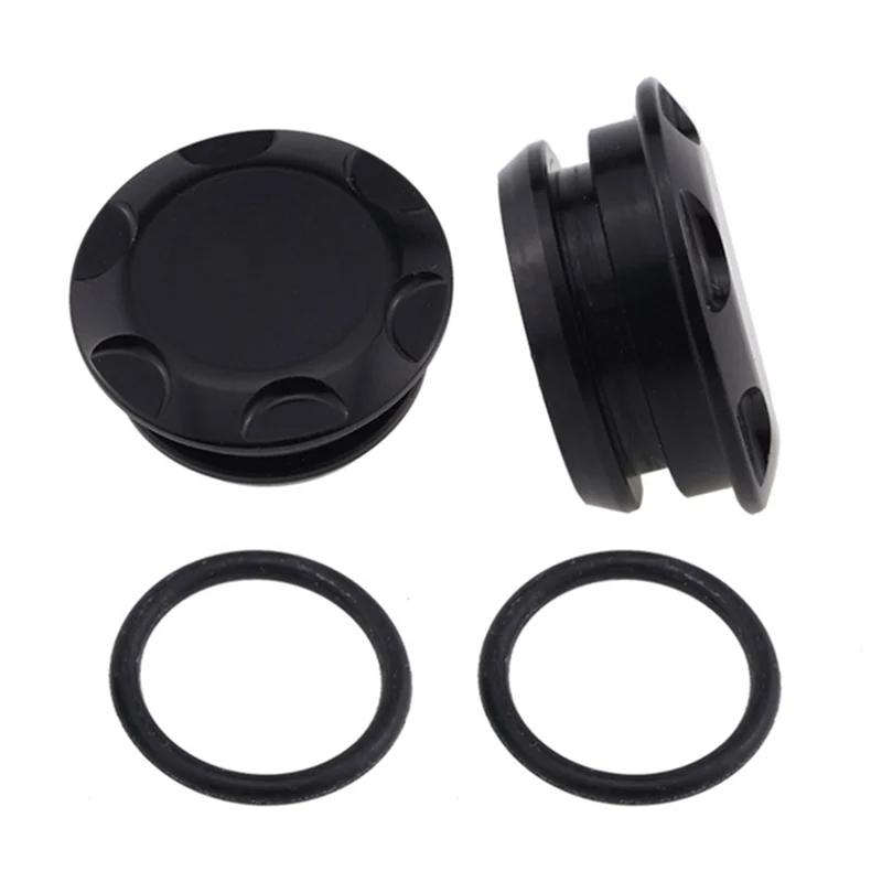 

A82E-Frame Hole Cover Cap Decorative Kit Motorcycle Body Frame Insert For Kawasaki NINJA400 NINJA500 Ninja 400 Z400 Z500 Black