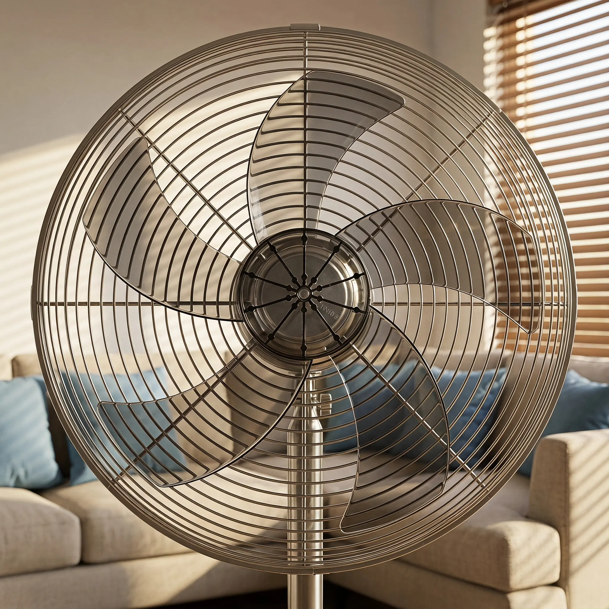 Silent Fan Blades Replacement for Floor Fans – Transparent Universal Fit