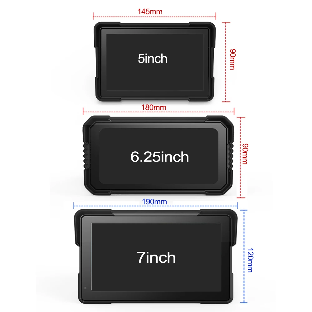 BEPOCAM Digital Dashboard Motobike Monitor Display Screen GPS Navigation Motorcycle Carplay Android Auto Waterproof Touchscreen