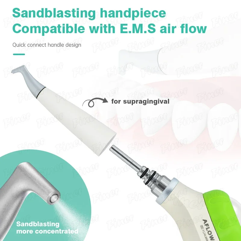 Air Powered Prophy Mate Flow – Teeth Cleaning & Whitening System with Oral Sandblaster (Manufacturer)