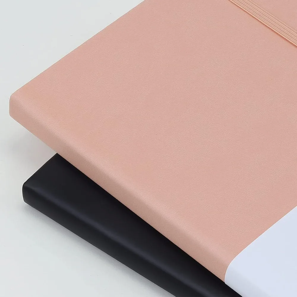 

US Shipping Notebook Journal with Lined Pages, 100Gsm Thick Paper, Leather Hard Cover, Inner Pocket for Writing, Note Taking