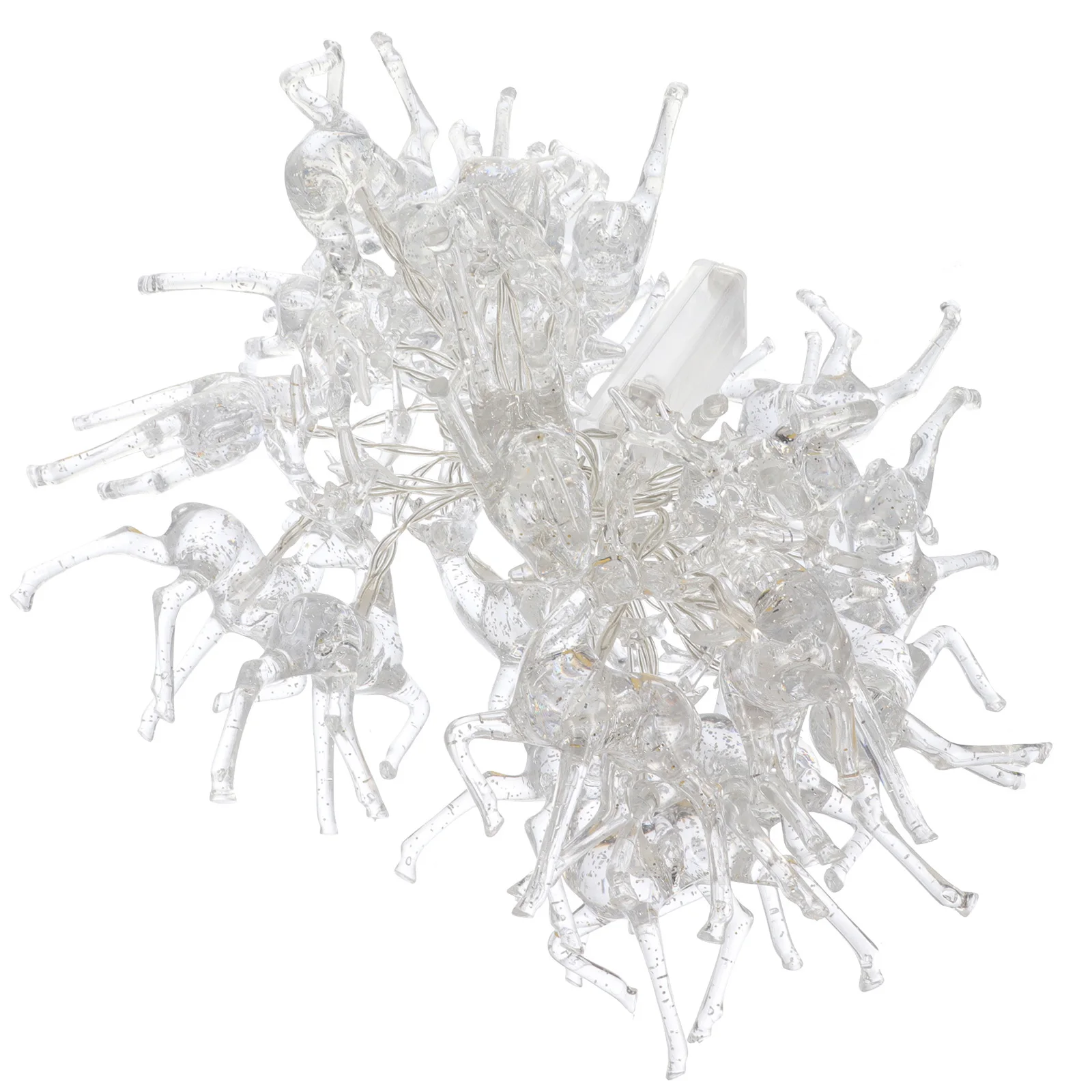 1 قطعة عيد الميلاد الرنة مصباح سلسلة عيد الميلاد مصباح ليد سلسلة الزخرفية ضوء مهرجان الحفلات جو ساحر دافئ