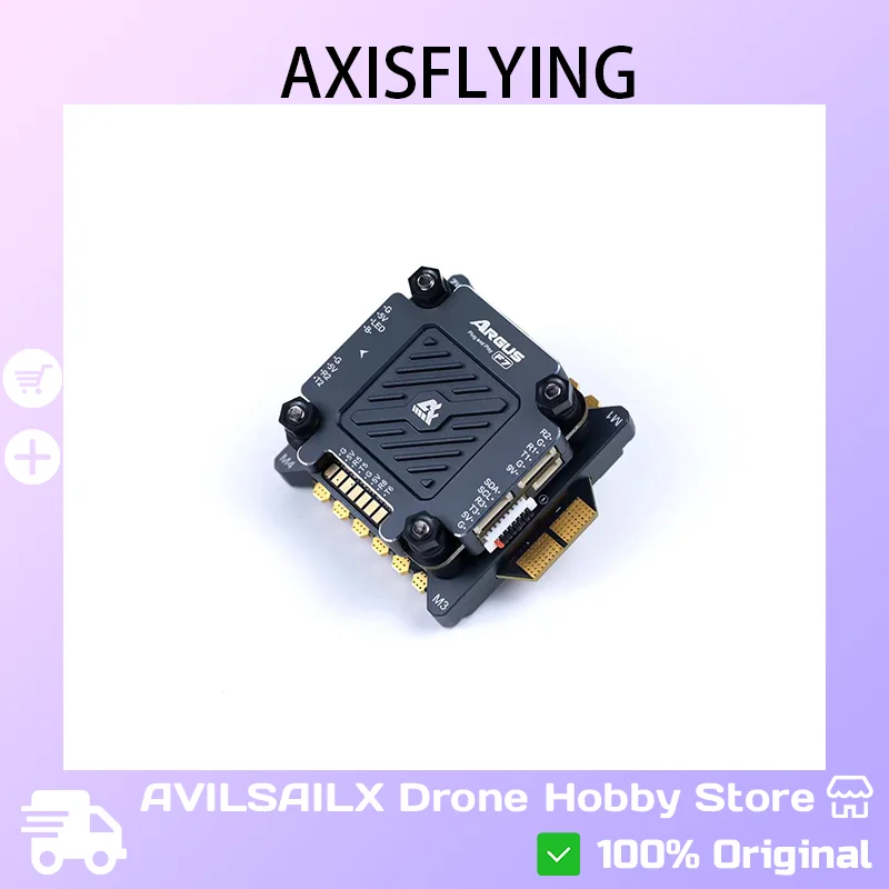 

AxisFlying Argus PRO 55A 4in1 ESC и F7 FC Stack, 65A Burst, 30x30 мм, Betaflight INAV, совместимый с гоночным дронами FPV 3-6S