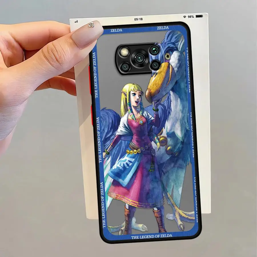 حافظة The Legend Game Z-Zeldas لهاتف Xiaomi Poco C51 X3 X4 X5 Pro C40 X3 NFC C50 M5s F3 غطاء هاتف خلفي