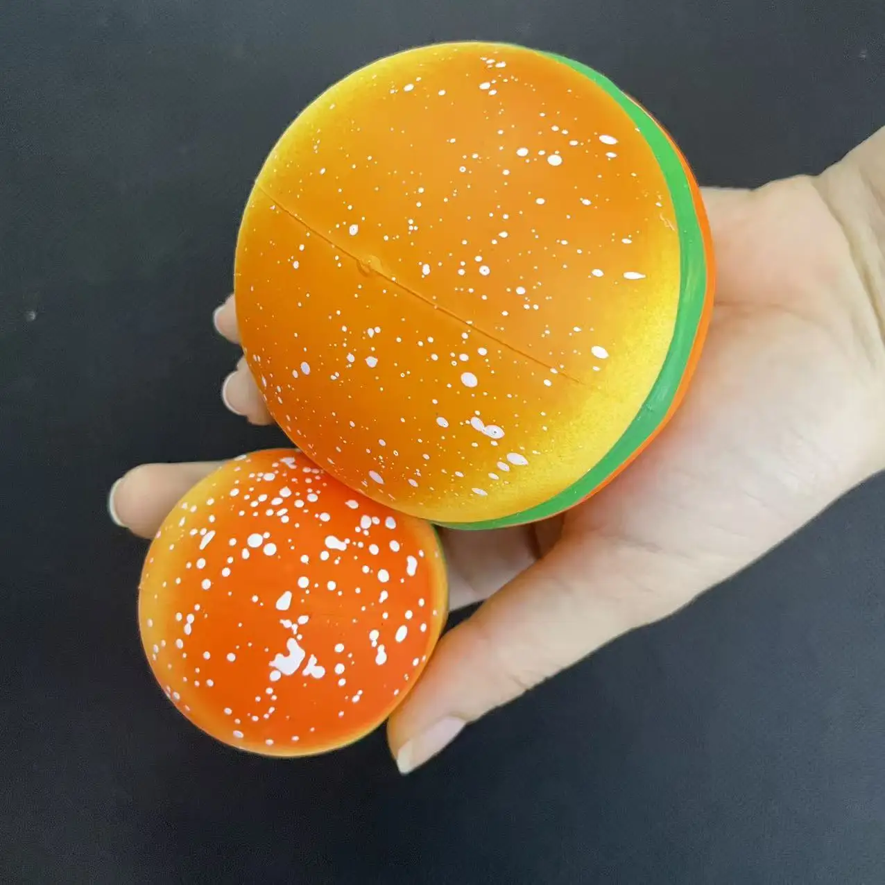 Quetschbarer Hamburger Stressball Autismus Sensorisches Spielzeug Stress- und Angstlinderung Fidget-Spielzeug Quetsch-Dekompressionsspielzeug – Detail 6