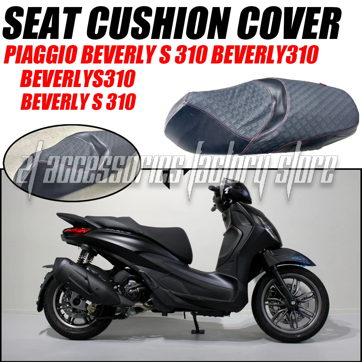 

Подходит для Piaggio Beverly S 310 Beverly 310 Beverly S 310 Beverly S 310, чехол на сиденье мотоцикла, защитный чехол, новый