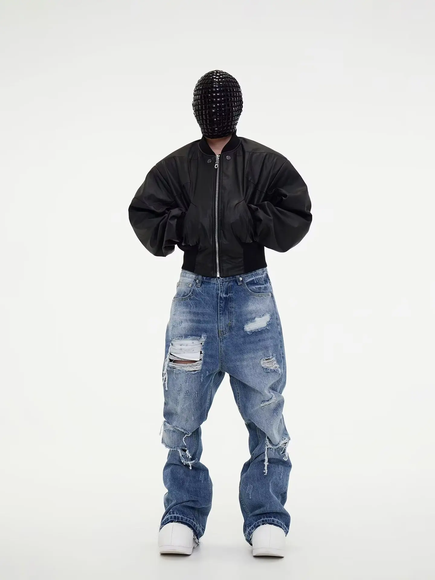 

Рваные джинсовые джинсы унисекс, мужские прямые брюки, женские оригинальные мужские джинсы, брюки с широкими штанинами, брендовая одежда, мужская одежда