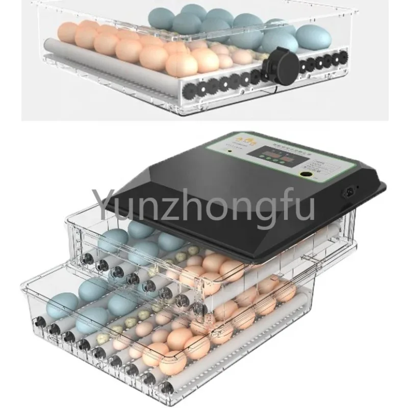 Rolling Turning Small Hatching Goose Turkey Quail Duck Chicken Mini Eggs Incubator for Sale