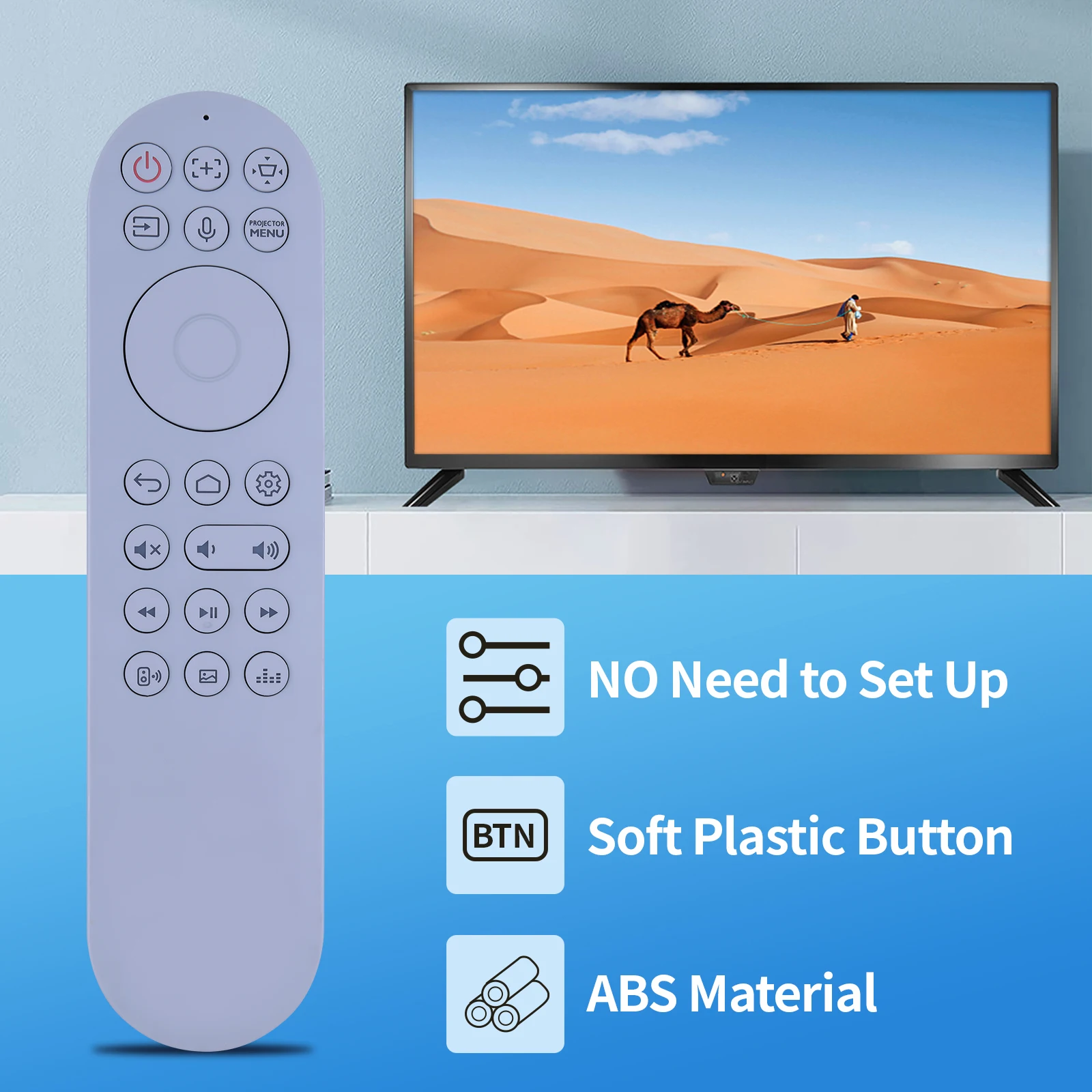 جهاز عرض مسرحي منزلي ذكي مع جهاز تحكم عن بعد ، 4K HDR ، RCI074 ، BenQ ، TK860i ، 3300lm