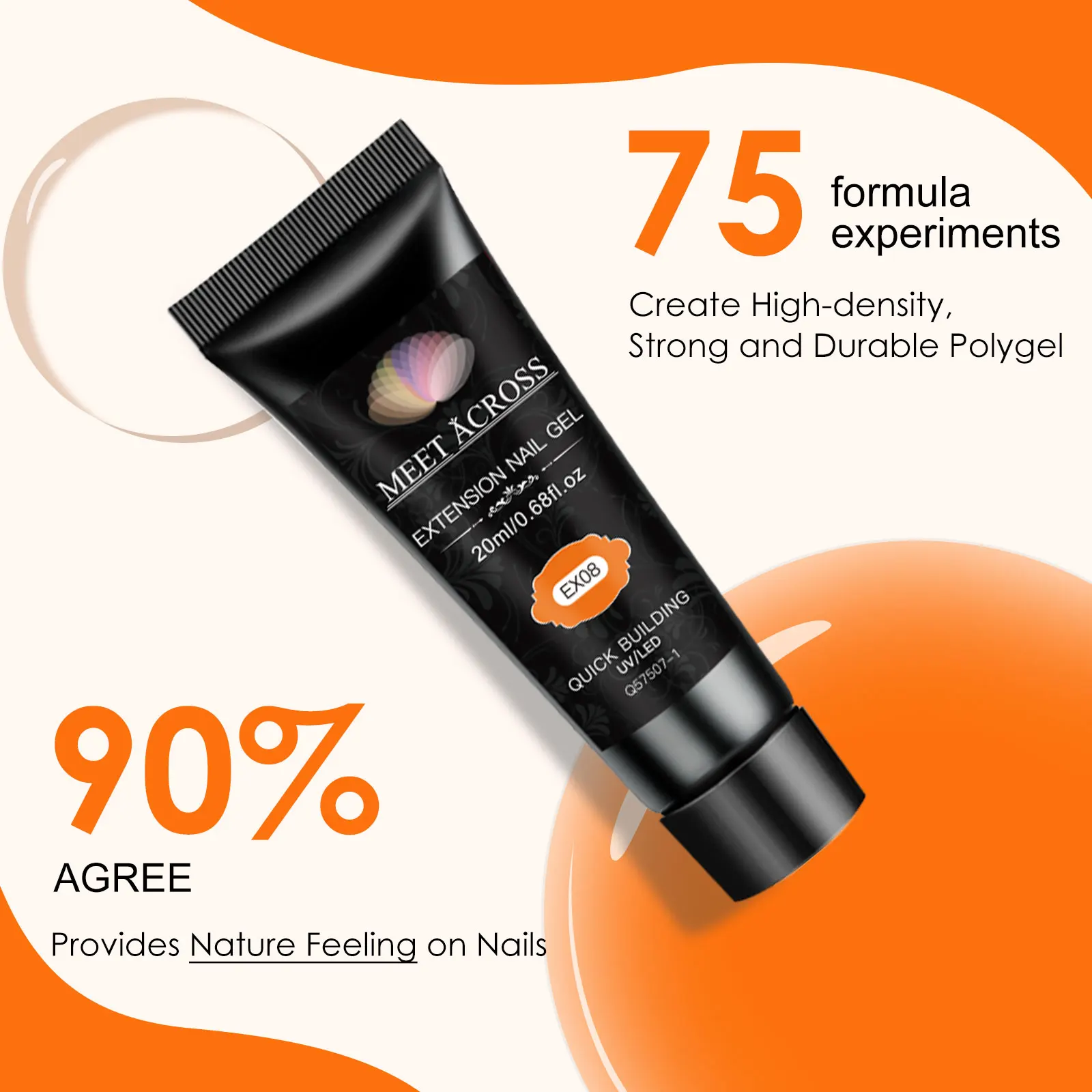 蛍光クイックエクステンションジェルネイルポリッシュセット延長ソークオフジェルキットネイルアートアクリルジェルニスキットセミパーマネントジェル