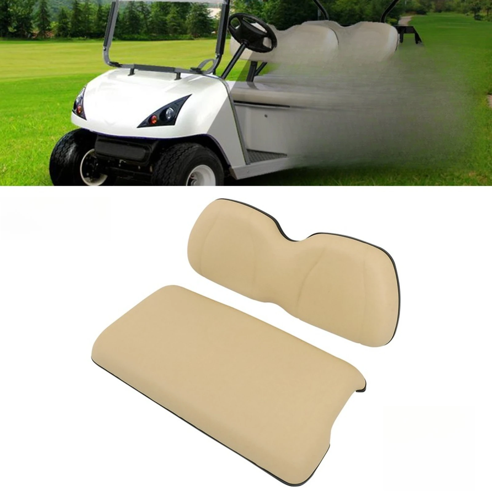 

Fit For Club Car Precedent New Front Seat Bottom & Backrest Assemblies 2004-2011