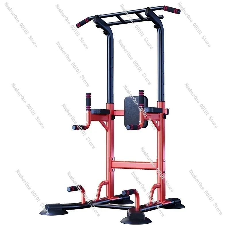 Máquina de dominadas con barra horizontal, equipo de ejercicios para el hogar en interiores, barra colgante de estiramiento, opciones de barra simple y doble