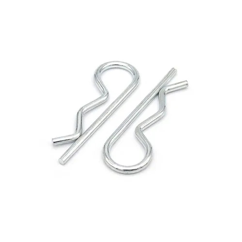 Imagen 2 del producto 1/20 piezas M1 M1.2 M1.6 M1.8 M2 M2.5 M3 M3.5 M5 pasador de resorte tipo R de acero forma de onda abrazadera de Clip dividido Pin de Tractor de pelo para coche