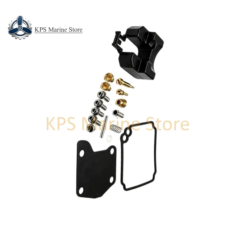 Carburetor Repair Kit 63V-W0093-00 For Yamaha 2 Stroke 9.9HP 13.5HP 15HP Outboard Motor 63V-14301-00 Boat Engine Carb Rebuild Ki