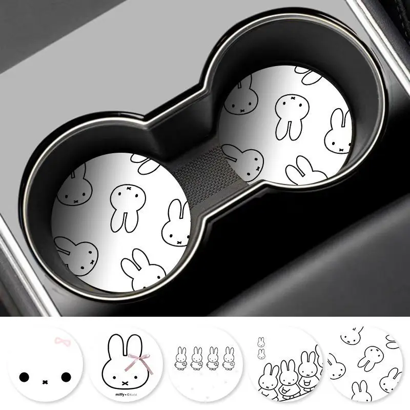

Miffy Mounted on A Vehicle Coaster Automobile Fine Goods Originality Water Coaster The Car Decoration Be Non-slip Storage Lovely
