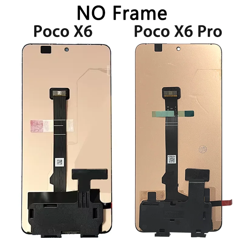 6.67“AMOLED For Xiaomi Poco X6 Pro X6Pro 2311DRK48G Lcd Display Touch Screen Digitizer Assembly Poco X6 23122PCD1 Display