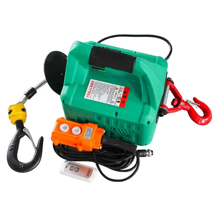 220V Porta.ble Electric Hoist Cra.ne 200kg-300kg-500kg Lifting Tools 25M Wireless Remote Control New Condition 3 1 Reta.il Hotel
