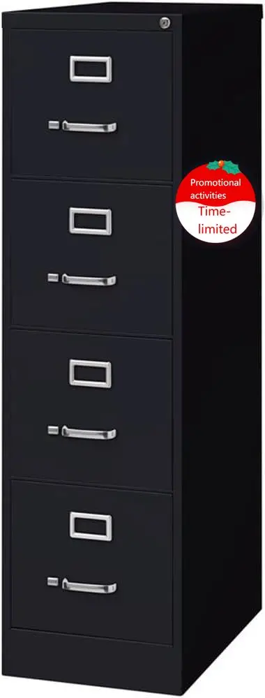 

Ограниченное по времени предложение: Вертикальный металлический шкаф для документов на 4 ящика, 52 дюйма, черный, с замком, предварительно собранный, для документов формата Letter, для дома и офиса
