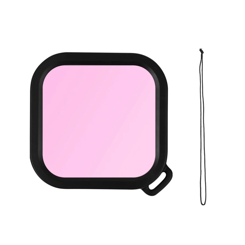 

Diving Filter Set Pink for Snorkeling Camera Sports Underwater Waterproof Case Lens