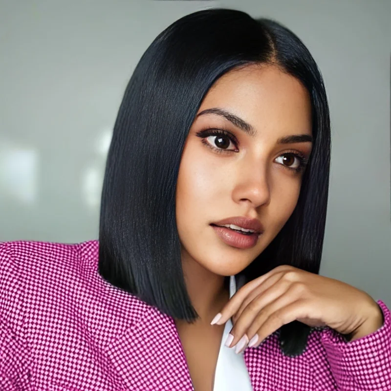 

12-дюймовый черный синтетический парик должна иметь для ролевых вечеринок на Хэллоуин, вечеринок и всех женских повседневных собраний.