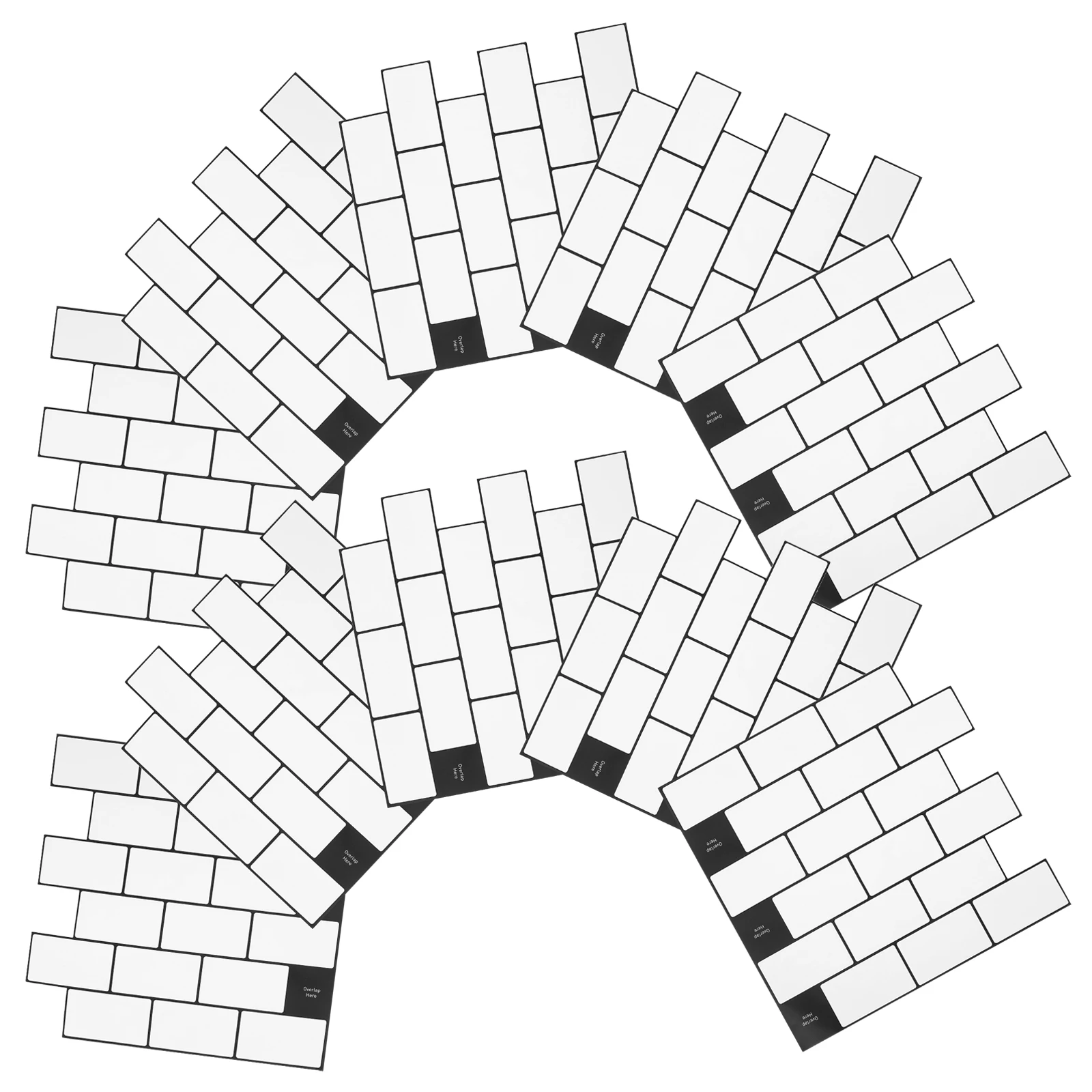 

10 Pieces Three Dimensional Glue Drop Wallpaper Adhesive Tiles Ceramic Pu Bathroom Stickers Self Adhesive Kitchen
