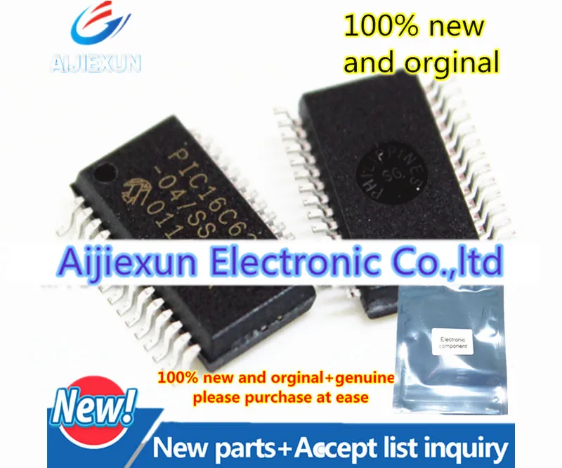 

5Pcs 100% new and orginal PIC16C62B-04/SS SSOP28 28-Pin 8-Bit CMOS Microcontrollers in stcok