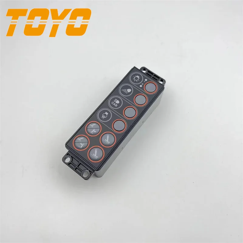 21Q4-22181 Controlador de farol ToyoMonitor Interruptor de membrana para Hyundai R220-9 R320-9