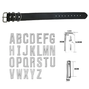 أسود القوطية الحزام بو مخصص رسائل قلادة قلادة للرجال والنساء، مثير مجوهرات الشرير، القلائد المخصصة، مشبك قلادة، تأثيري أفضل 8 مبيعات طوق BDSM مخصص - رقم 1