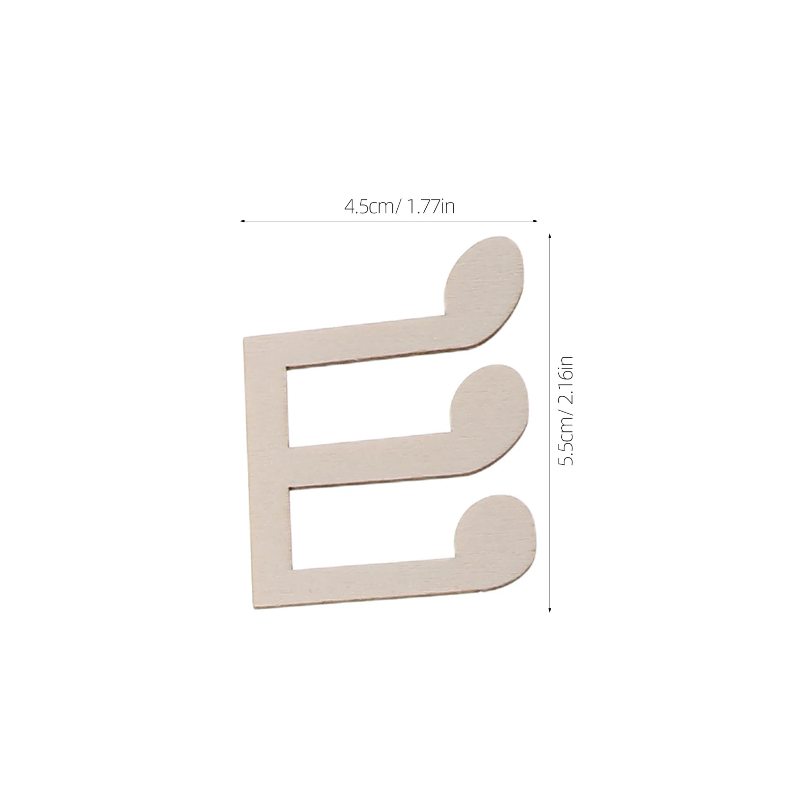 Tranches de notes musicales en bois non peintes, artisanat de bricolage pour enfants, fournitures artistiques, décorations Graffiti, pièces en bois sur le thème musical