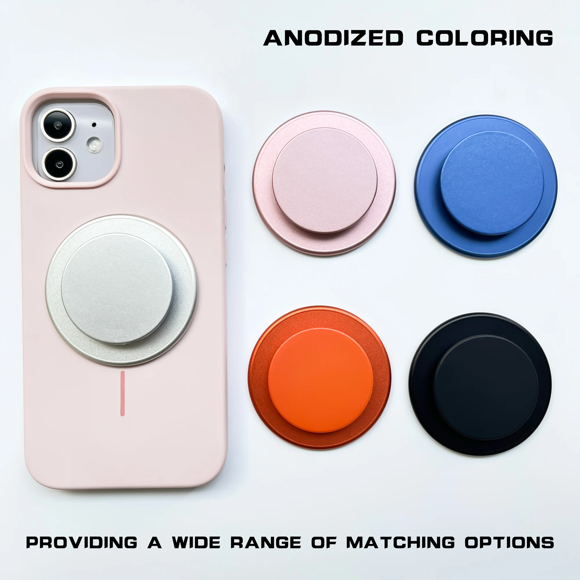 

High Quality Magnetic Folding Poppings Phone Grip Holder Socket Holder Tok for IPhone Samsung Xiaomi Ring Finger Expanding Stand
