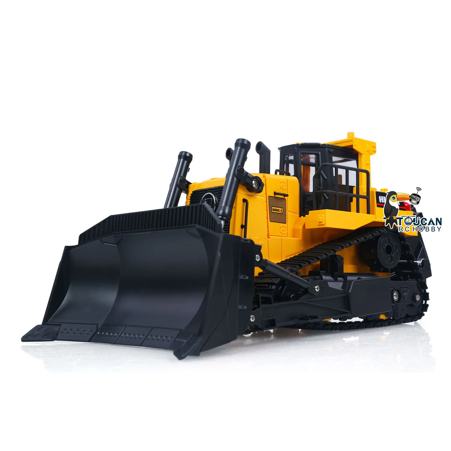 RC Bulldozer HUINA 1554 1/16 Elektrischer Ferngesteuerter Bulldozer RTR Metall-Ripper Lichteffekt Batteriebetriebenes Fertigmodell Geschenke – Detail 4