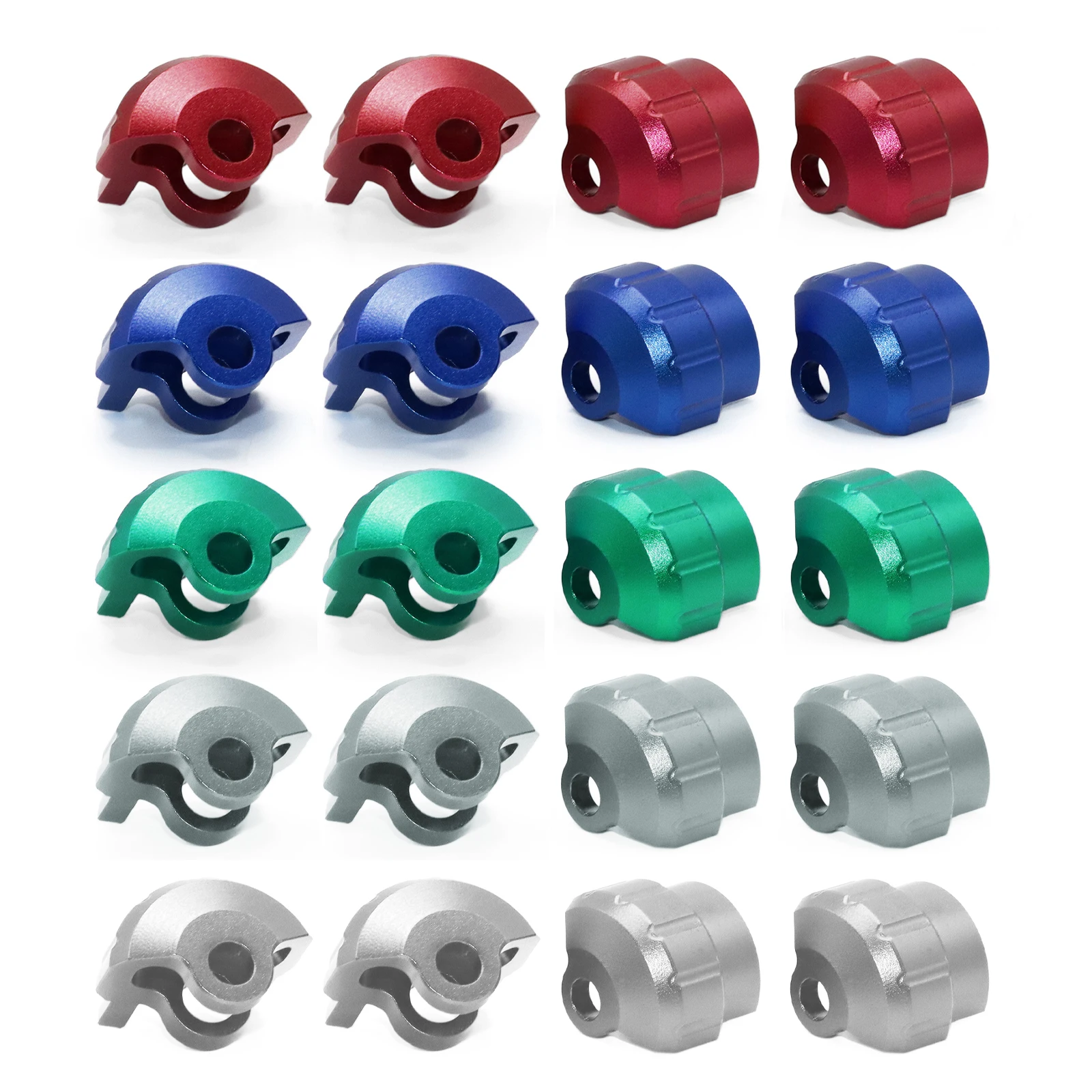 4pcs Metal Shock Cap Protector for ARRMA 1/7 Mojave Infraction Limitless 1/8 Kraton Outcast Notorious Typhon Talion 6S BLX
