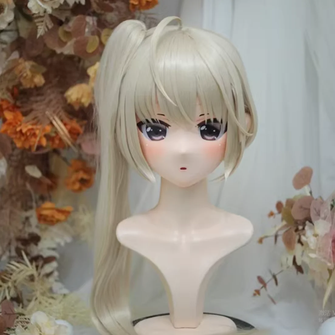 

(NFD-25-8)Customize Full Head With Lock Crossdress Doll Female/Girl Japanese Anime Cartoon Character Kig Cosplay Kigurumi Mask