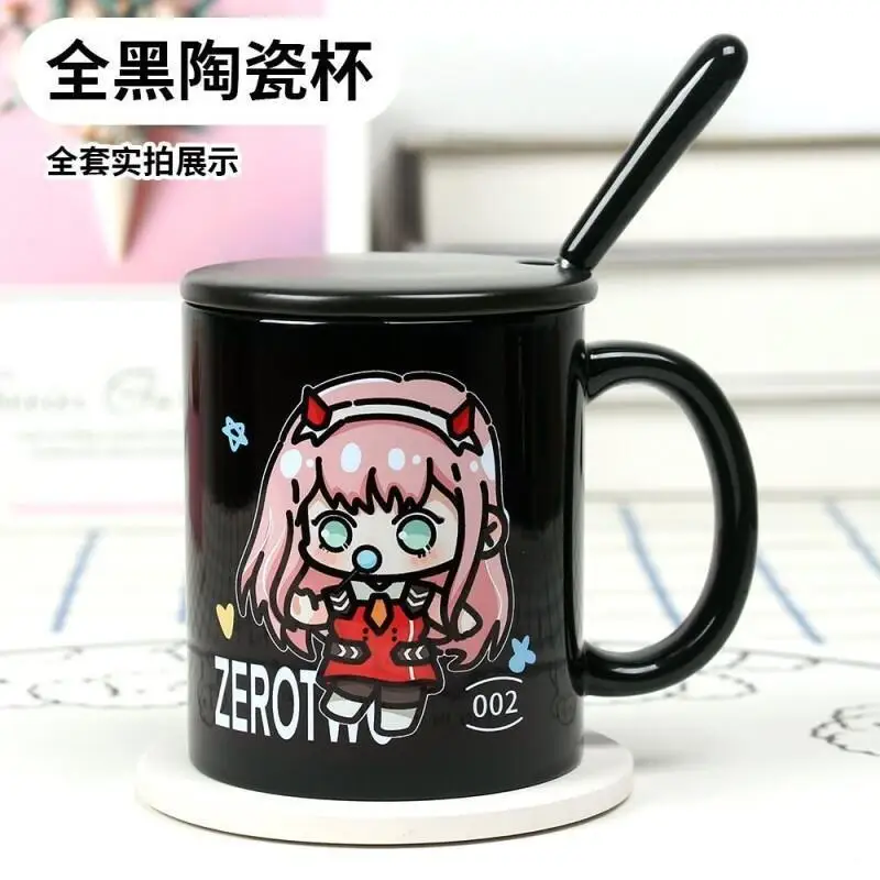 Demon Slayer Anime Coffee Mug Muichiro Tokito Peripheral Goods Cartoon Water Cup Ceramic Mark Cup Student Fashion Birthday Gifts