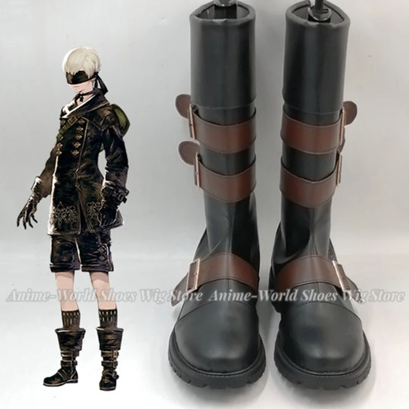 

Черные ботинки для косплея NieR: Automata 9S YoRHa No.9 тип S