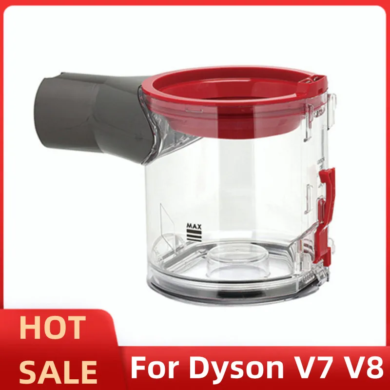 For Dyson V7 V8 Cyclone Dust Collector Robot Vacuum Cleaner Dust Bin Container Replacement Parts  Dust Bucket Accesories