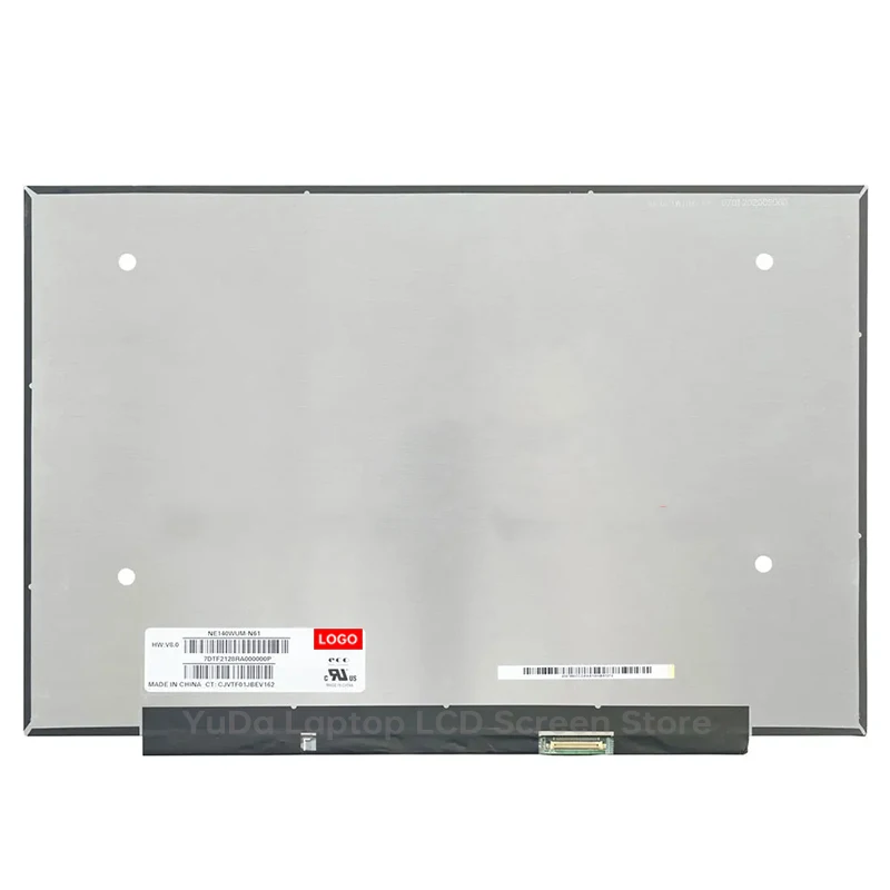 Imagem -02 - Substituição do Painel da Matriz da Exposição do Portátil Painel Lcd Ne140wum N61 Ne140wum-n61 Ne140wum-n61 Ne140wum-n68 1920x1200 100 Srgb Edp 30 Pin 14