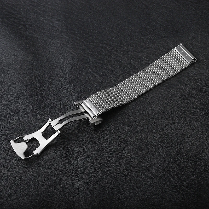 Watchband For Titanium Sea Ghost Metal Strap Watch Accessories Men Stainless Steel Watch Band