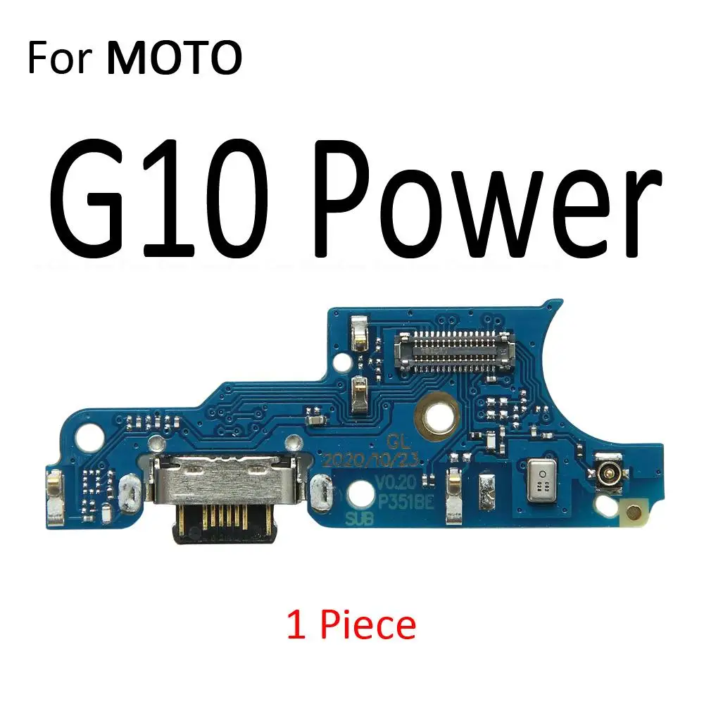 USB Charging Charger Dock Port Board Microphone Flex Cable For Motorola Moto G10 Power G20 G30 G40 Fusion G50 G60 G60s G100 G200
