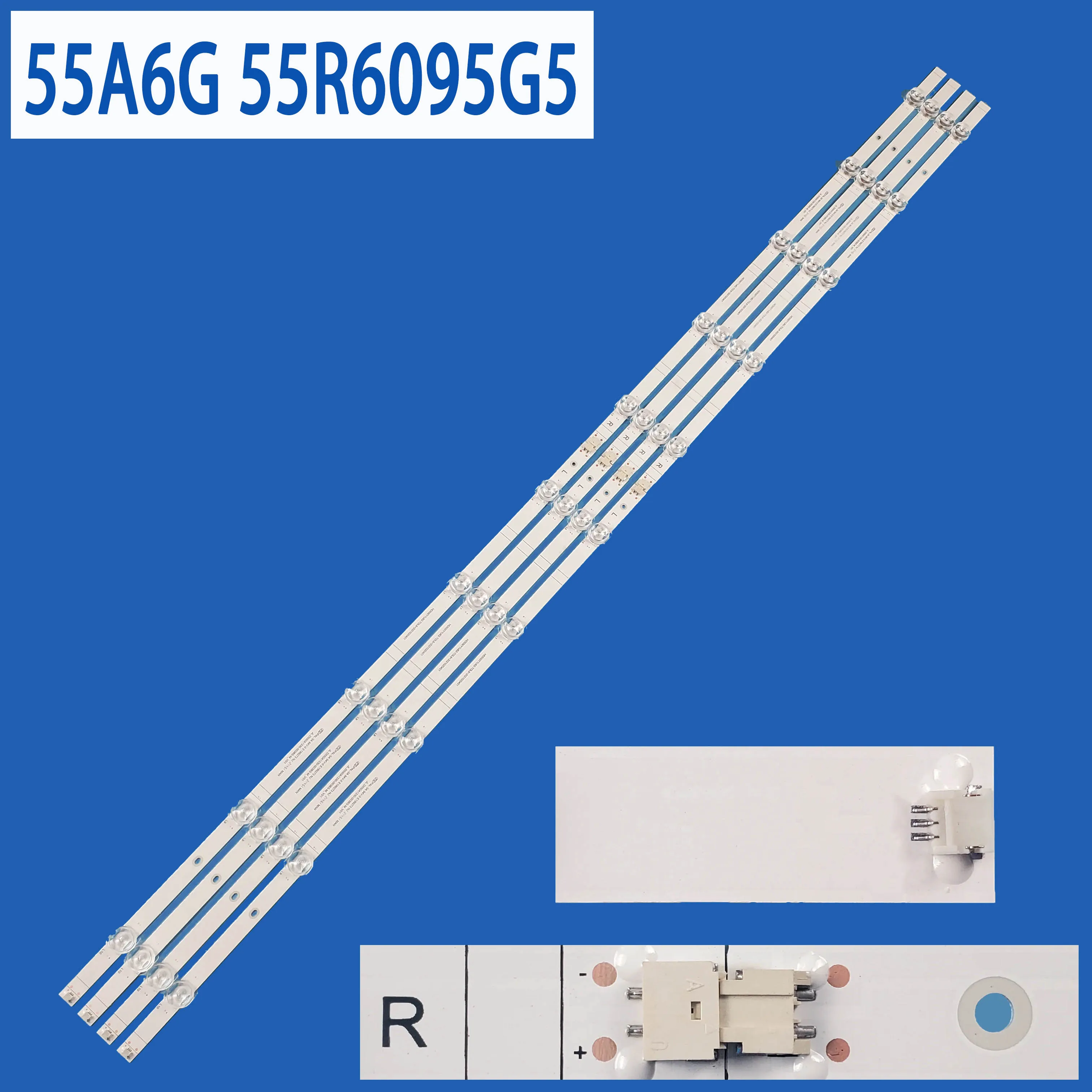 

Светодиодная подсветка для 55R6G 55A6G 55R6095G5 55R6070G 55C350KU HD550Y1U62-T0L6 JL.D550A1330-003BS-M_V01 SVH550FA1