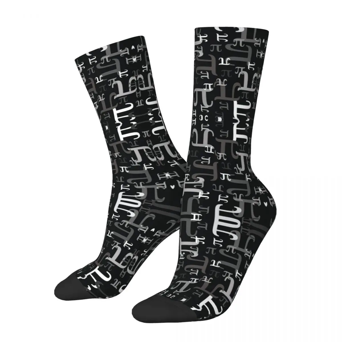 

Pieces Of Pi (Dark) Socks Harajuku Super Soft Stockings All Season Long Socks Accessories for Man's Woman's Birthday Present