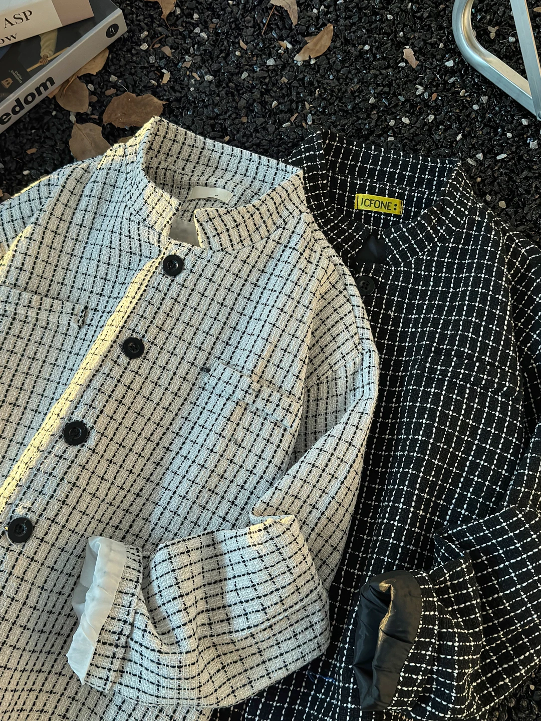 

Casual Sle Men's ort oulder Padded Suit Jaet Spring Autumn Plaid Pattern High Quali Faionable Youth Outerwear