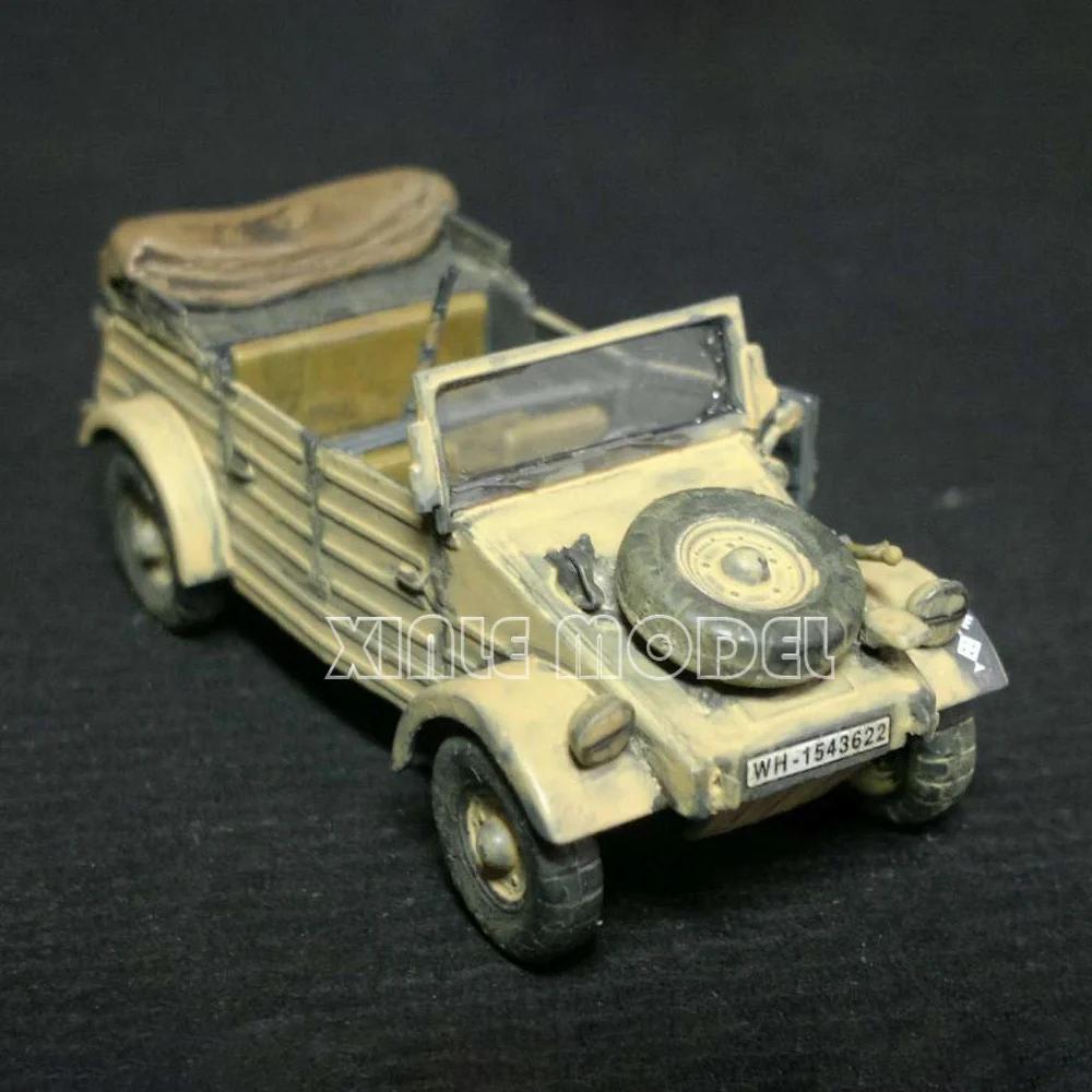 S-model plastic assembly model kit PS720083 Kübelwagen VW Typ 82 (Afrika Korps) 2 quickbuild kits per box 1/72