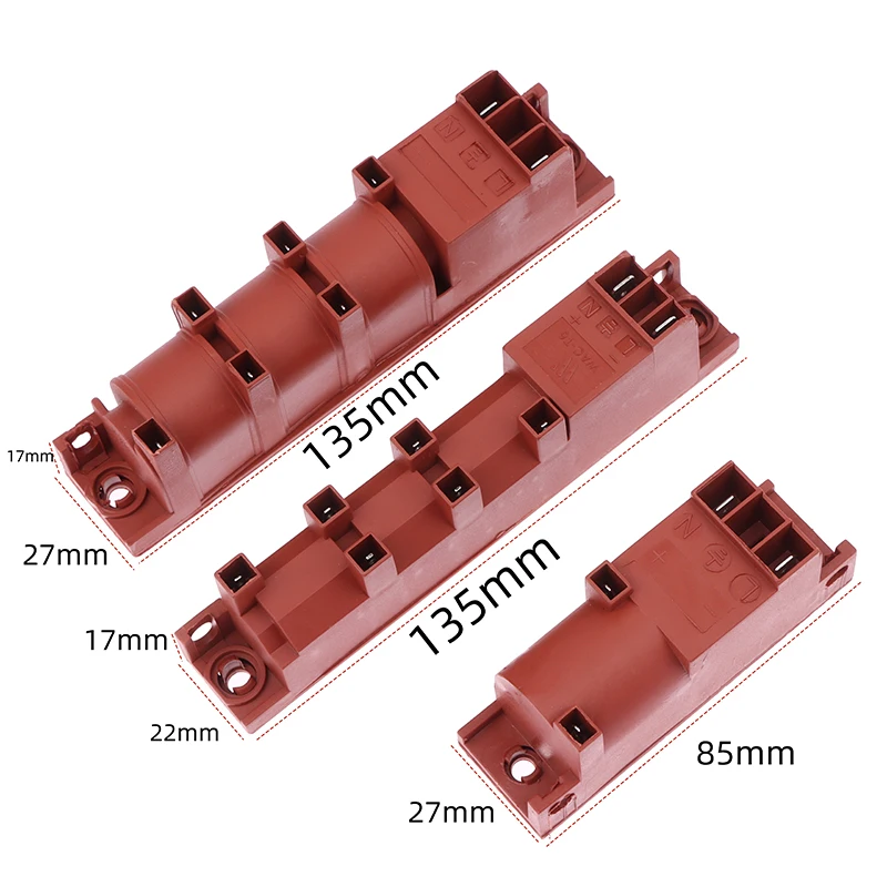 1PC akcesoria do majsterkowania 110-240V wbudowana kuchenka gazowa wielogłowicowa zapalnik impulsowy Ac z 2/6 złączami zaciskowymi bezpieczne