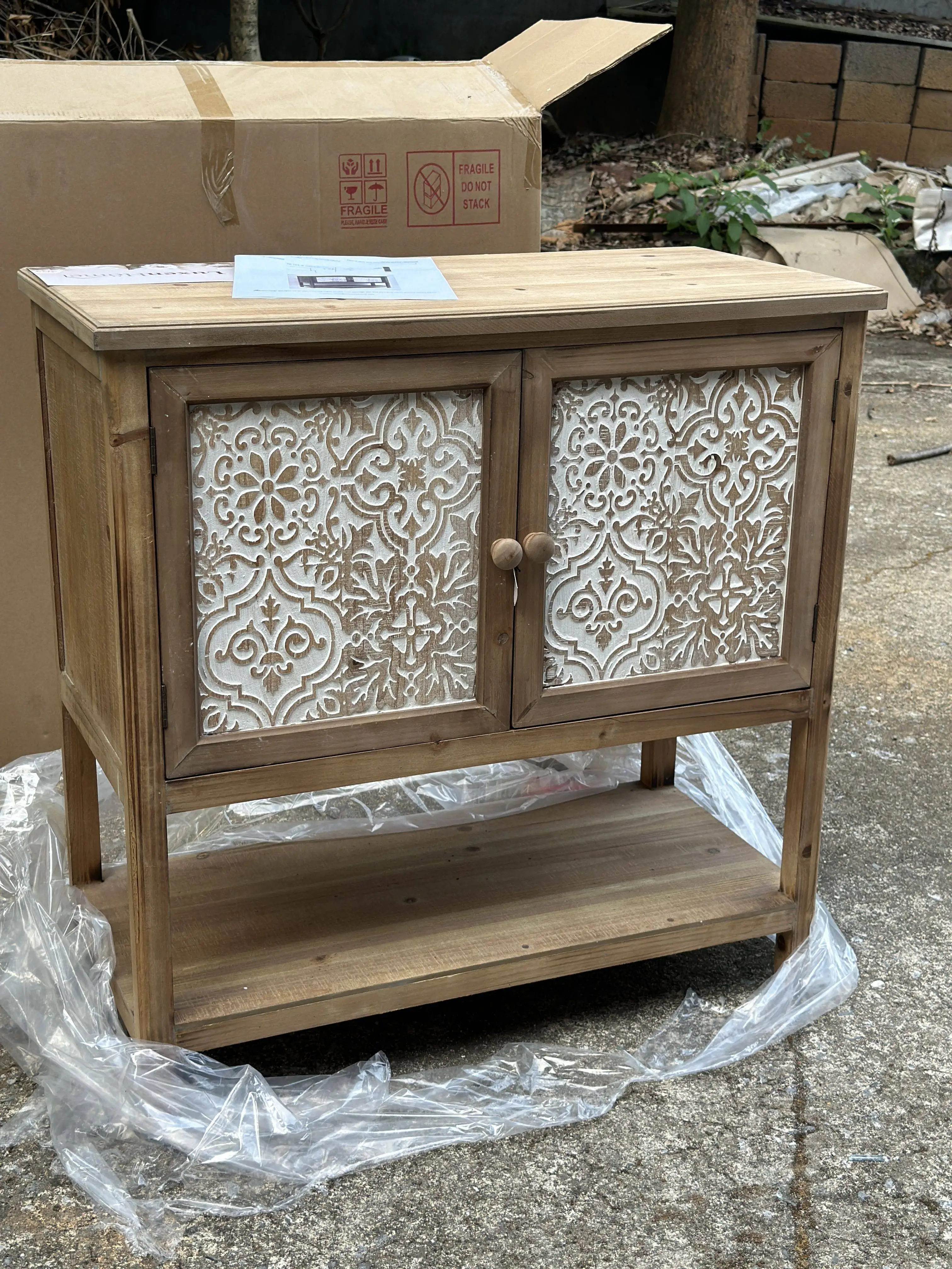 Super special offer! Export big-name original order, original packaging, new wood retro carved furniture, beautiful antique cabi