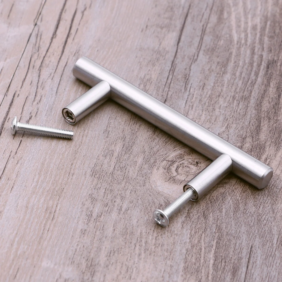 

25PCS niture Cabinet Plastic Handle Cabinet Door Handle Durable Handle with 50pcs Screws(18.9*1.2*3cm)