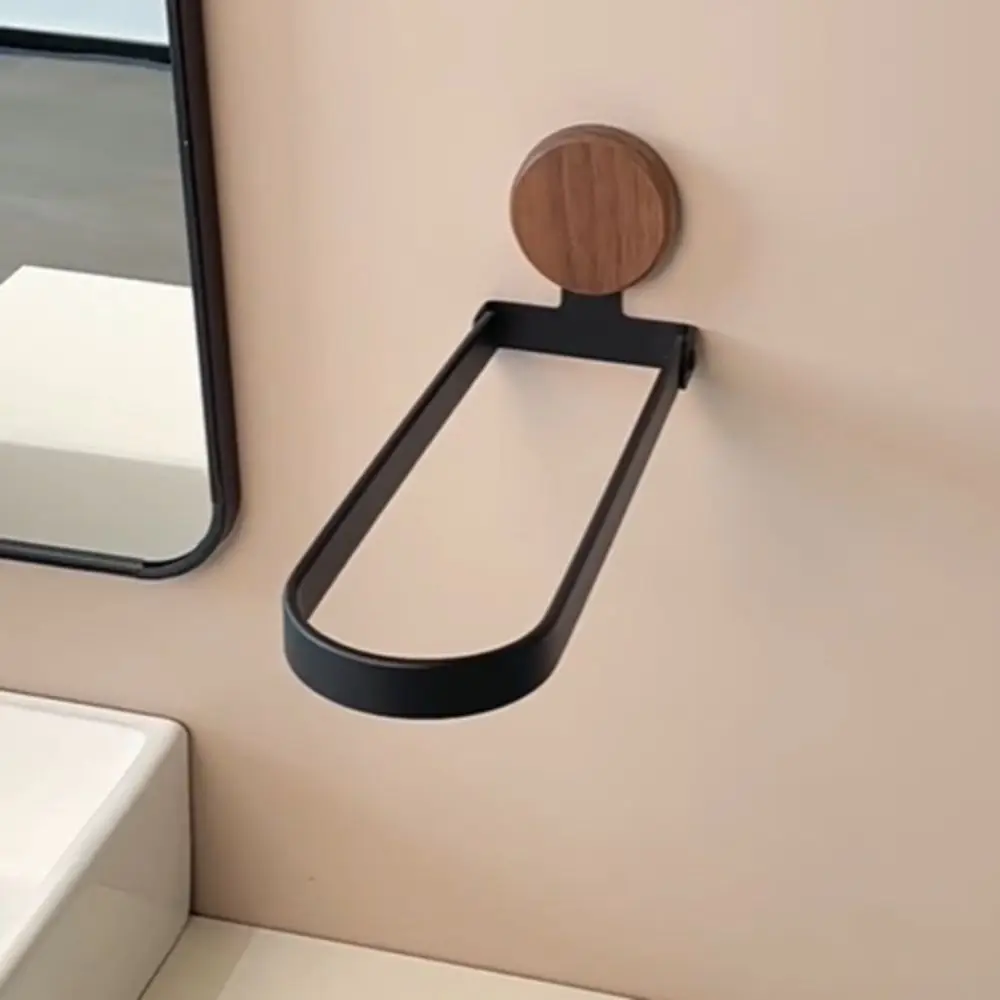 

Вешалка для полотенец из нержавеющей стали для ванной комнаты, экономия места, без сверления, складная вешалка для полотенец, настенная, нержавеющая